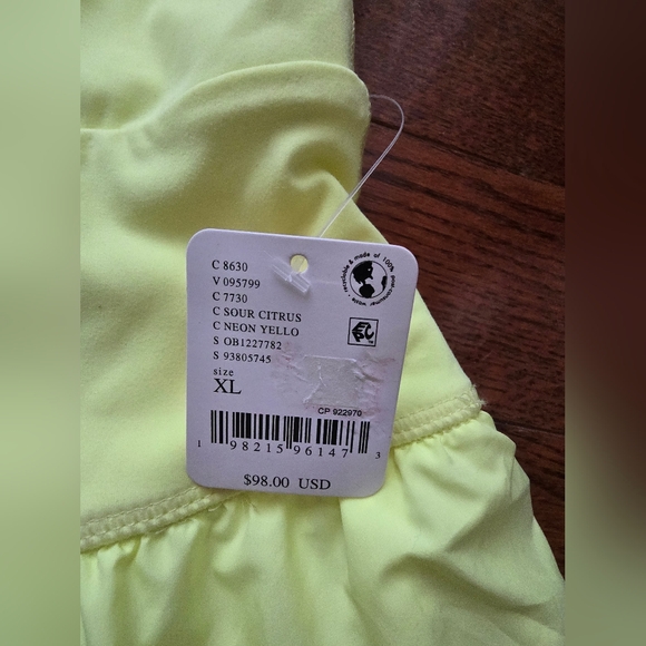 NWT FP Movement Righteous Runsie~Sour Citrus - Picture 6 of 6